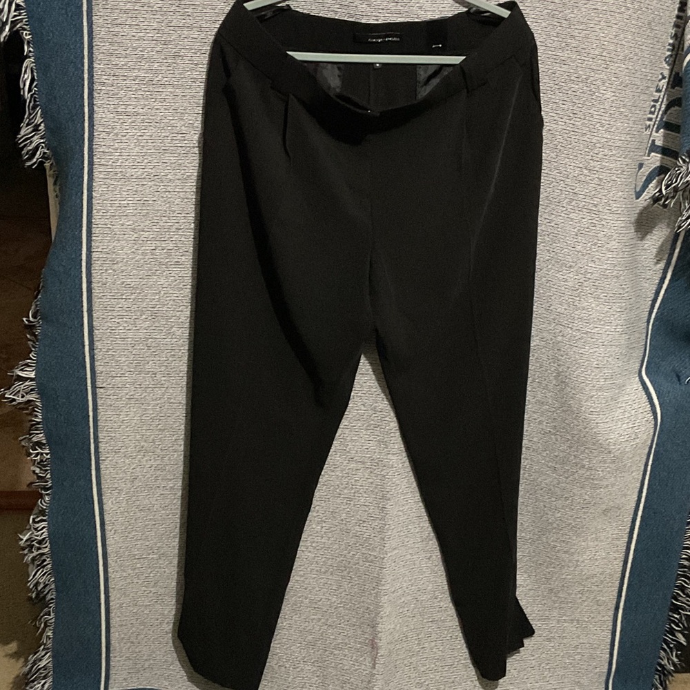 Amanda & Chelsea Classic Black Wide Leg Pants